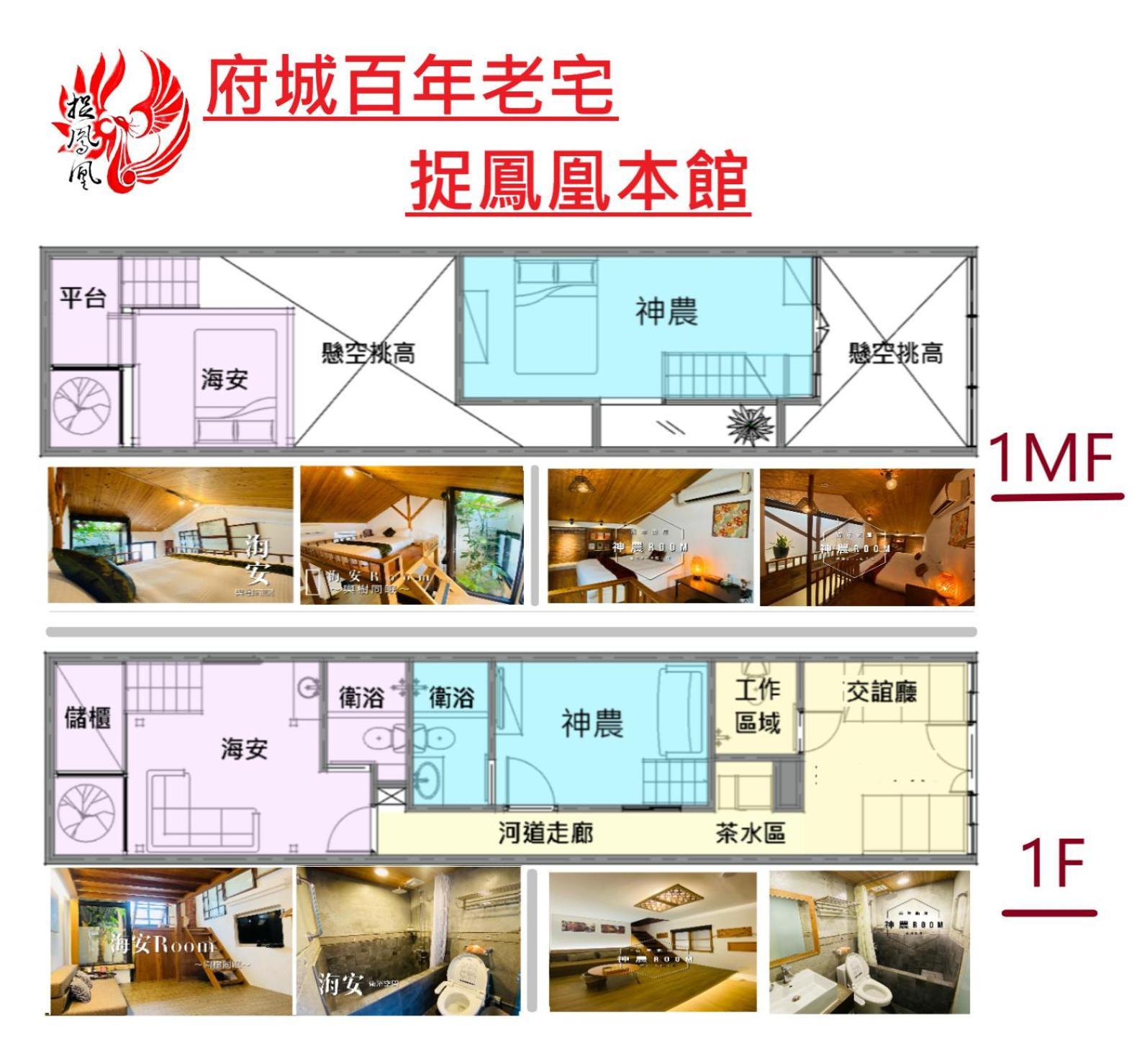 捉鳳凰 台南百年老宅包棟導覽民宿系列catchphoenix Centennial Guesthouse מראה חיצוני תמונה